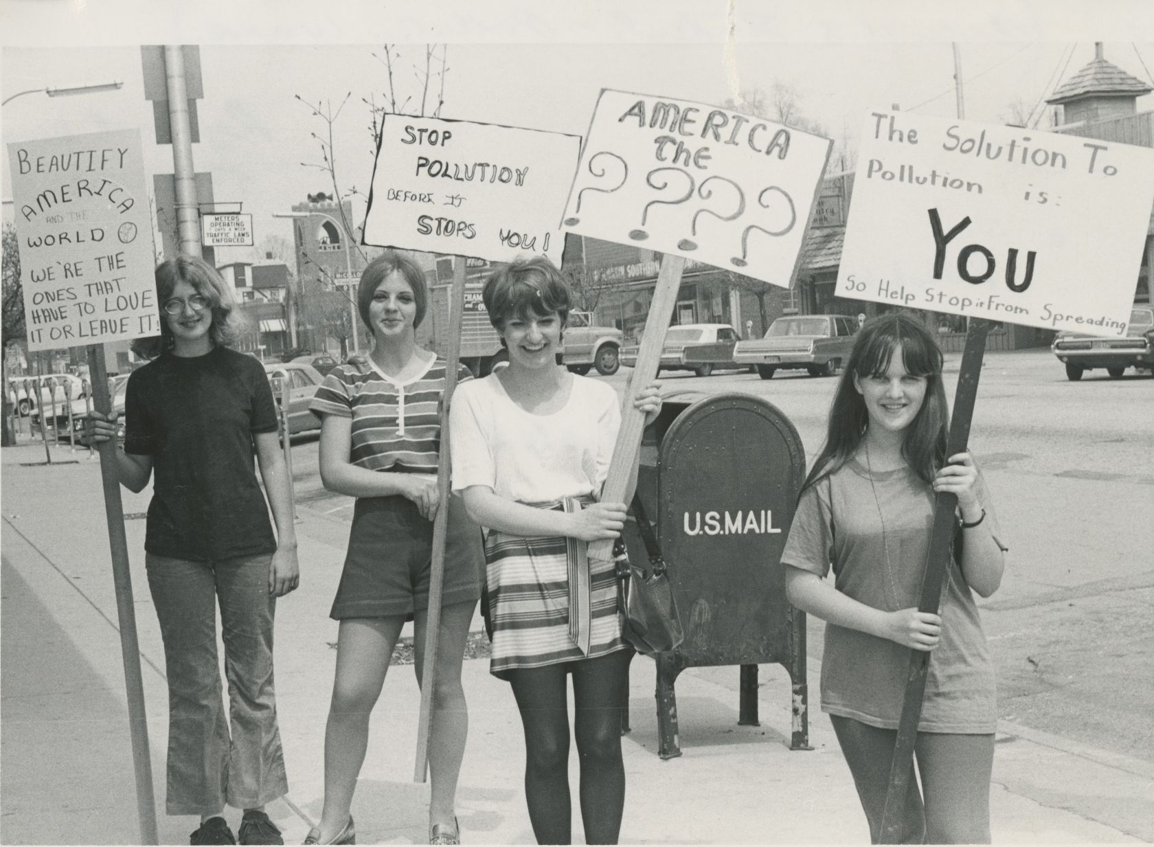 Badger HS Pollution walk 5-7-1970